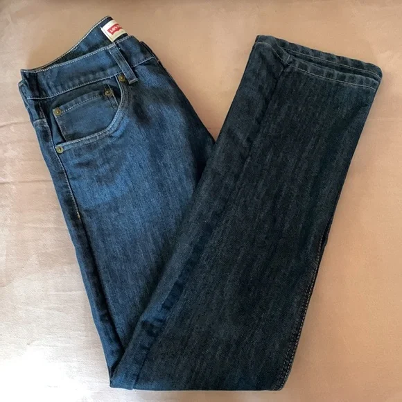 LEVI’S. 511 Slim five pocket blue denim Jeans. 16R. L28XW28. Unisex. - Picture 4 of 16